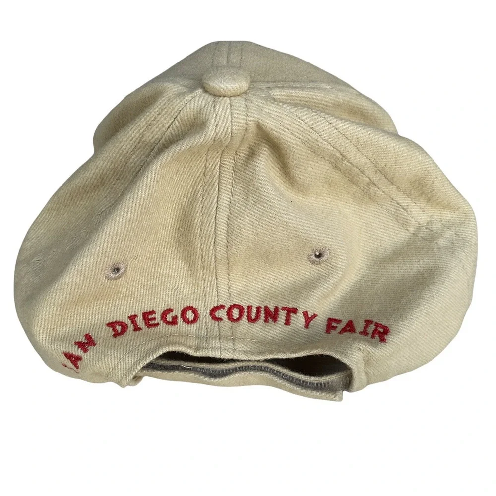 Dr Seuss Seussentennial Hat 2004‎ San Diego County Fair Cat in the Hat Tan Cap